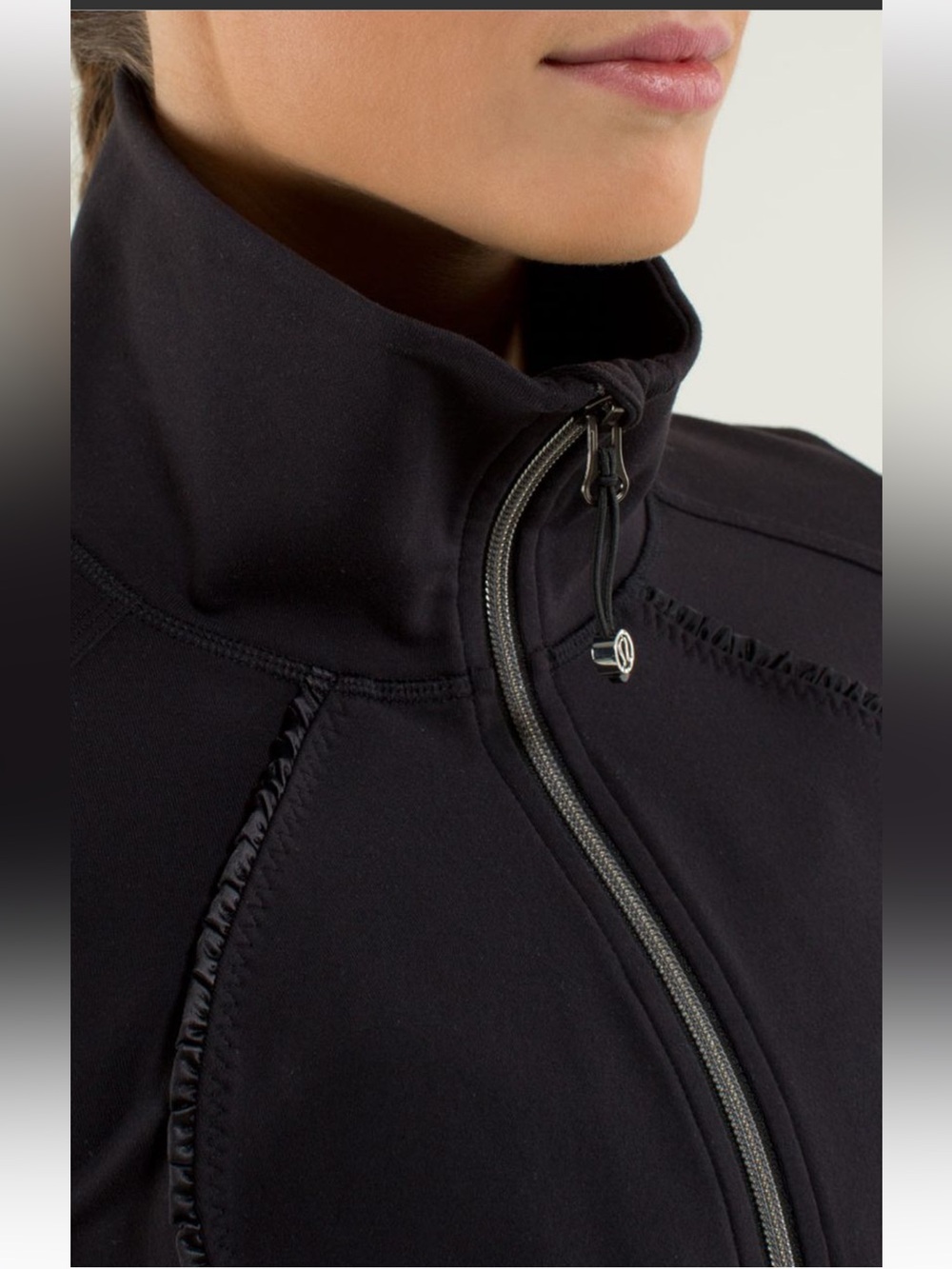 Lululemon Nice Asana Jacket Ruffle size 6. - Picture 6 of 11